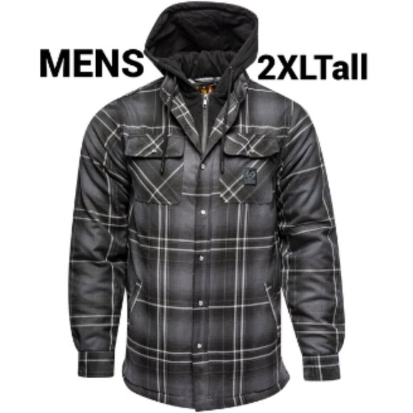 Dixxon Flannel The RITUAL Hooded Flannel Jacket - Men's 2XL Tall - Picture 1 of 12